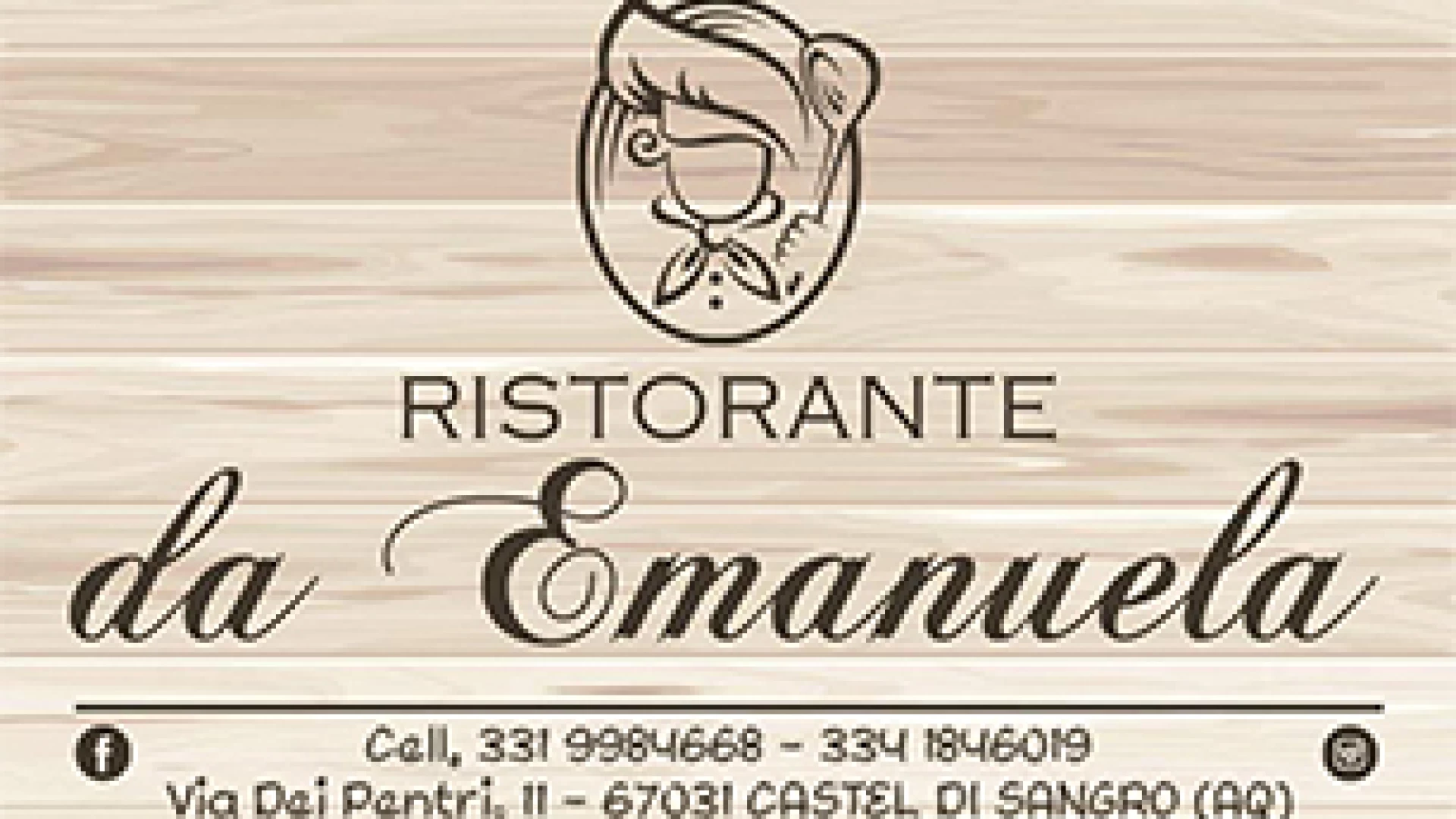 Castel Di Sangro: il ristorante “Da Emanuela” cerca personale. Per la stagione estiva richiesto un lavapiatti e un operatore di sala.